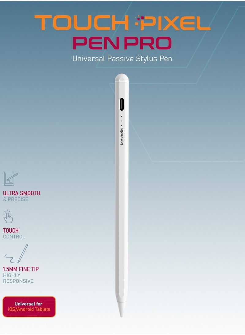 Moxedo - Moxedo Touch Pixel Pen Pro Universal Active Stylus Pen Magnetic Absorption Compatible for iPad/Pro/Air/Mini/iPhone/Samsung/Lenovo/IOS/Android and other Smartphone Device - Image 1