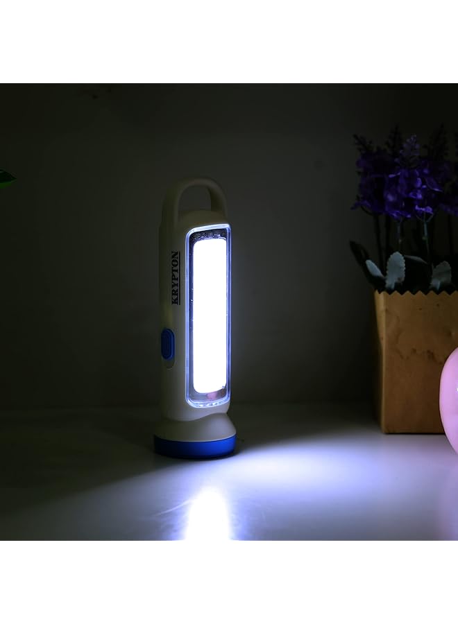 KRYPTON Rechargeable LED Flashlight and Lantern KNFL5439 Portable and Lightweight Torch Light USB Charging 3W High Power LED 8 Hours Continuous Working Overcharge Protection White 2 Years Warranty  - Image 3
