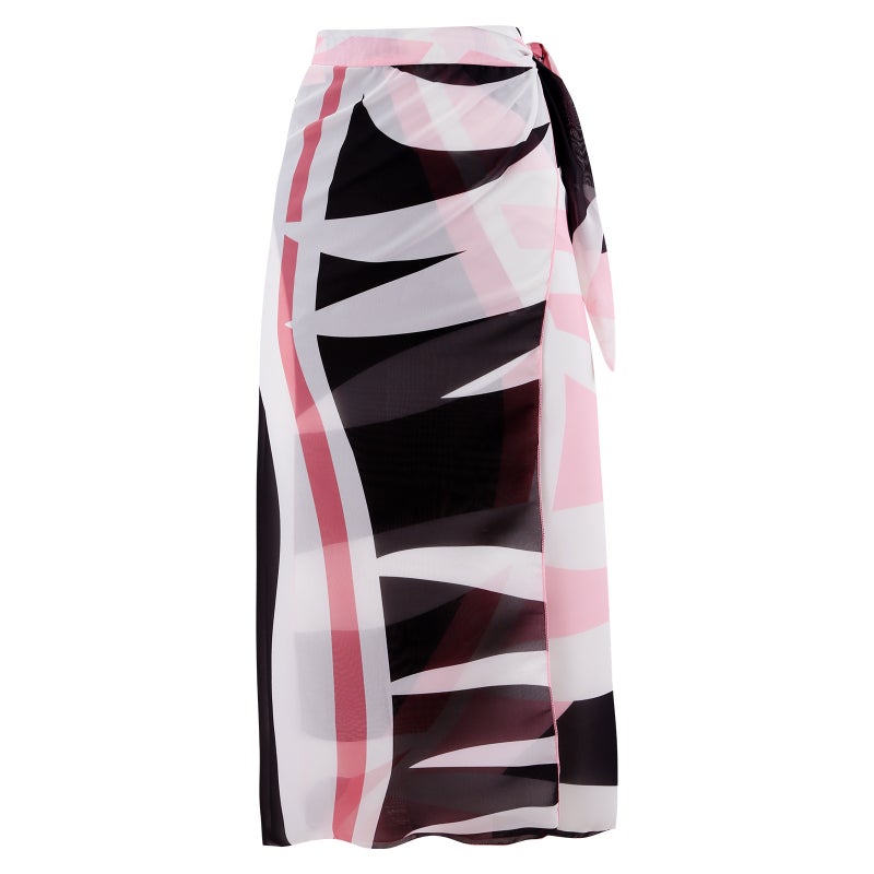 One-Piece Swimsuit Bikini Suit Bikini Conservative Belly-Covered Beach Skirt Chiffon Wrap Skirt Spring Swimsuit - Image 1