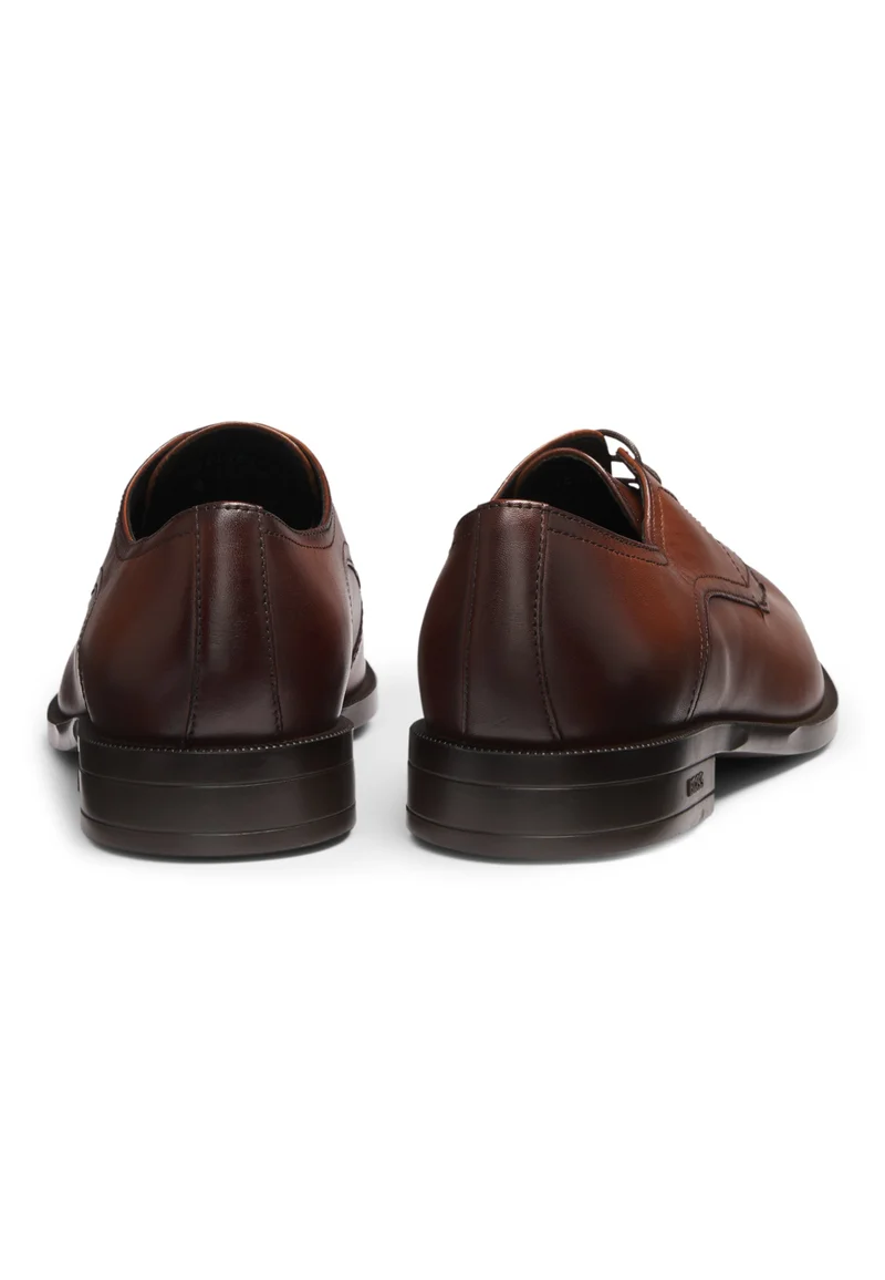 بوس حذاء ديربي جلد بخياطة مزدوجة