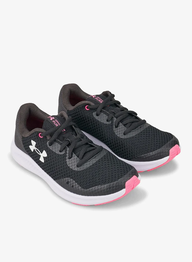 UNDER ARMOUR Kids' UA Charged Pursuit 3 Running Shoe (Older Kids)
