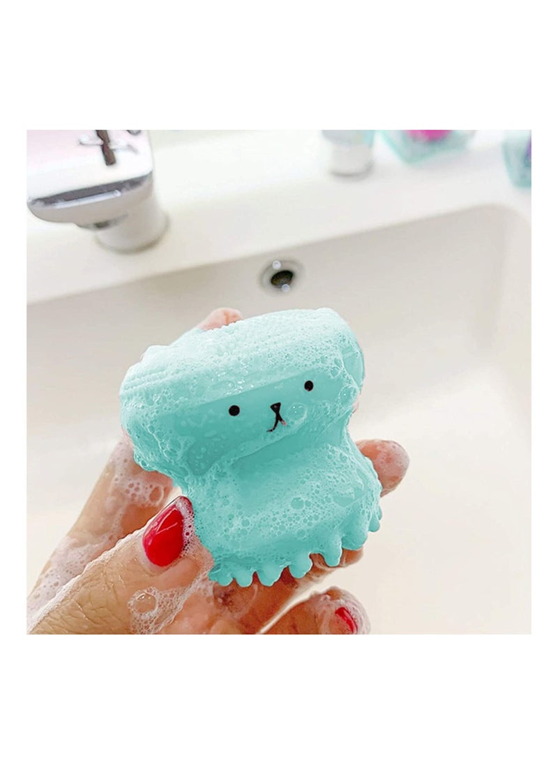 Generic Jellyfish Massage And Exfoliating Facial Brush With Beauty Blender  - Image 3