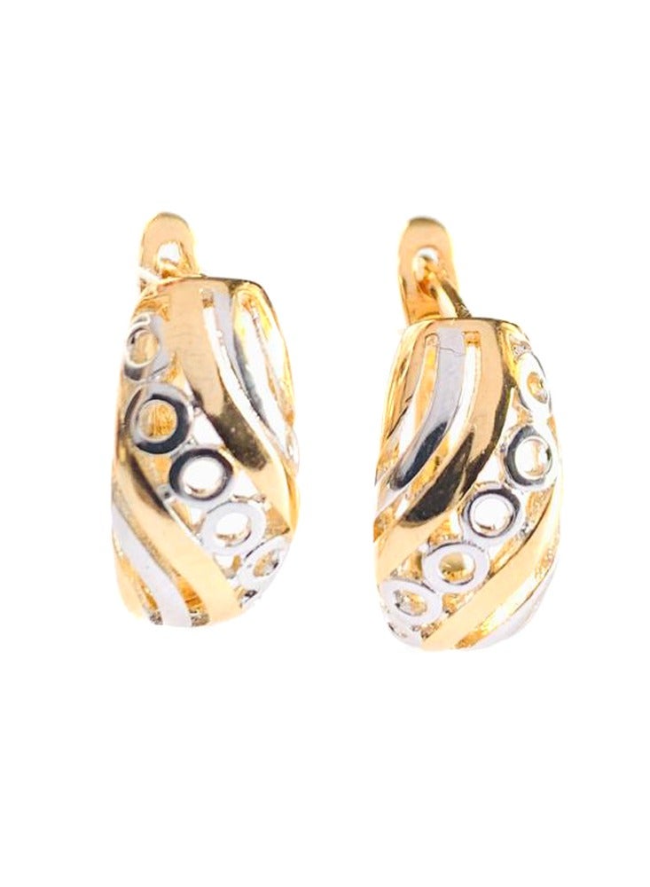 اكس بي اقراط نسائية دهبية - Image 3