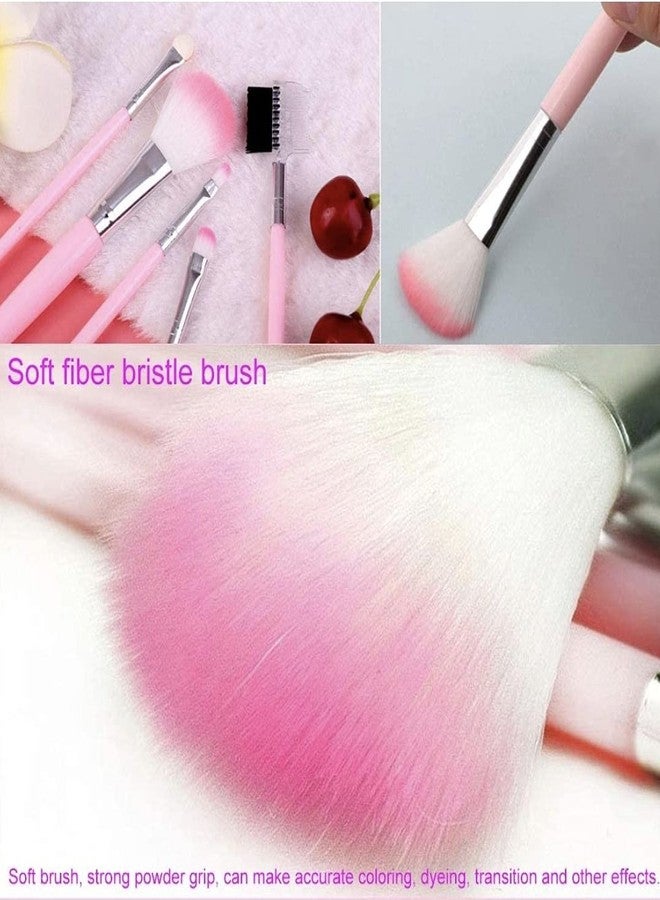 TopFinder® Combo Pack- | 5pc Soft Makeup Powder Brush + 2pc Face Tools Sponges Set | Scar Cover Waterproof Cosmetics Foundation highlighter Stick Women Girls Best Beauty Products Accessories Kit-Assorted - Image 3