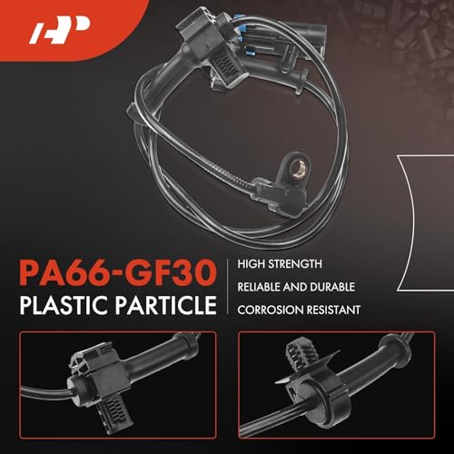 A-Premium Rear Side ABS Wheel Speed Sensor Compatible with Chevy, GMC & Cadillac Models - Escalade/Escalade ESV/Tahoe/Yukon/Yukon XL 1500 2007-2014, Escalade EXT/Avalanche/Suburban 1500 2007-2013 - Image 4