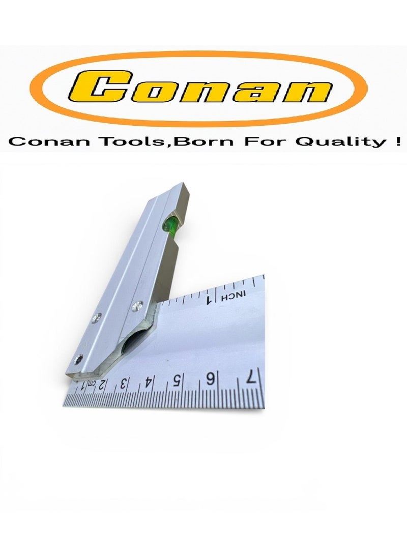كونان مسطرة زاوية ألمنيوم احترافية مع ميزان مائي بطول 40 سم / 16 إنش – مناسبة للدارسين، المعاهد، الجامعات وأعمال الحدادة – موديل COAS40 من CONAN - Image 5