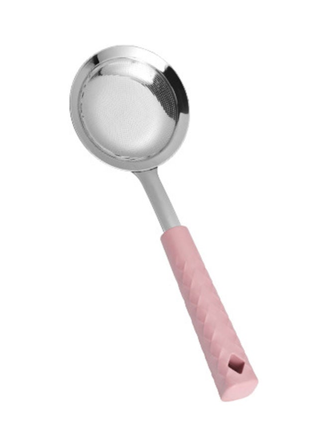 NIBEMINENT Portable Skimmer Slotted Spoon Pink - Image 1