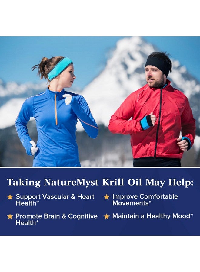 ناتشور ميست كبسولات زيت الكريل القطبي الجنوبي من ناتشر ميست، 1000 ملغ، أوميغا 3 من زيت الكريل، وحمض إيكوسابنتينويك، وحمض دوكوساهيكسانويك، وأستازانتين، وفوسفوليبيدات، لصحة الدماغ والقلب، 60 كبسولة هلامية، خالية من الكائنات المعدلة وراثيًا، وخالية من الغلوتين، صنع في الولايات المتحدة الأمريكية - Image 5