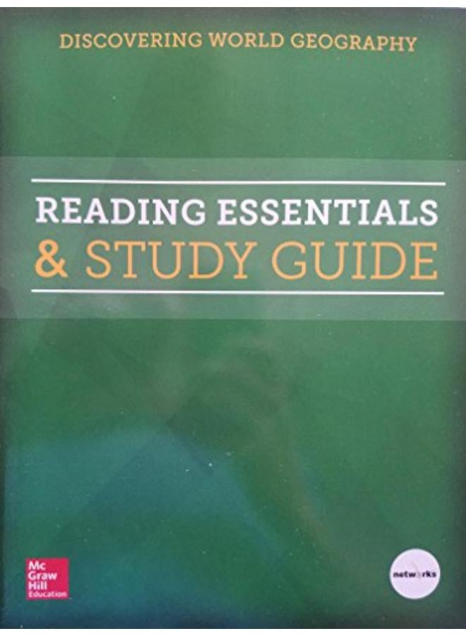 Discovering World Geography  Reading Essentials & Study Guide  Student Edition  Ed   1