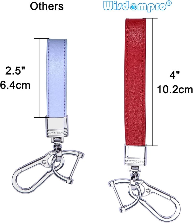 Wisdompro Genuine Leather Car Keychain - Image 5