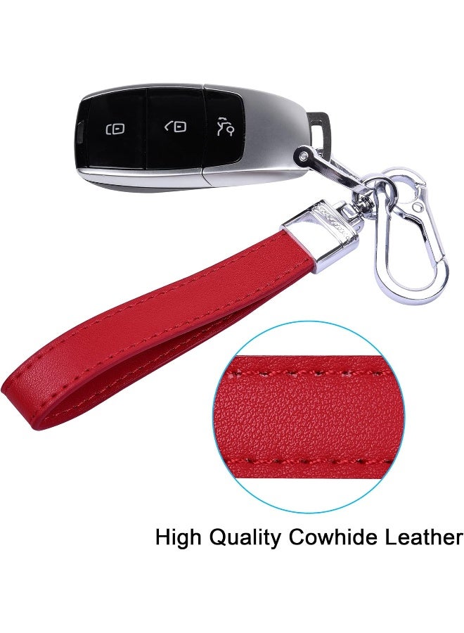 Wisdompro Genuine Leather Car Keychain - Image 2