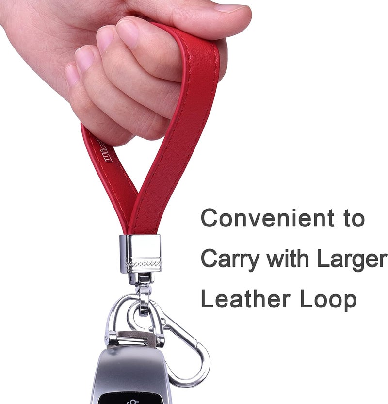 Wisdompro Genuine Leather Car Keychain - Image 4