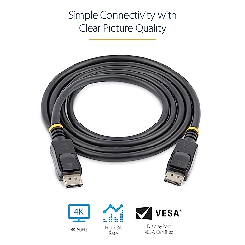StarTech 3 ft DisplayPort Cable with Latches - Image 3