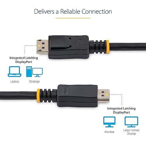 StarTech 3 ft DisplayPort Cable with Latches - Image 5