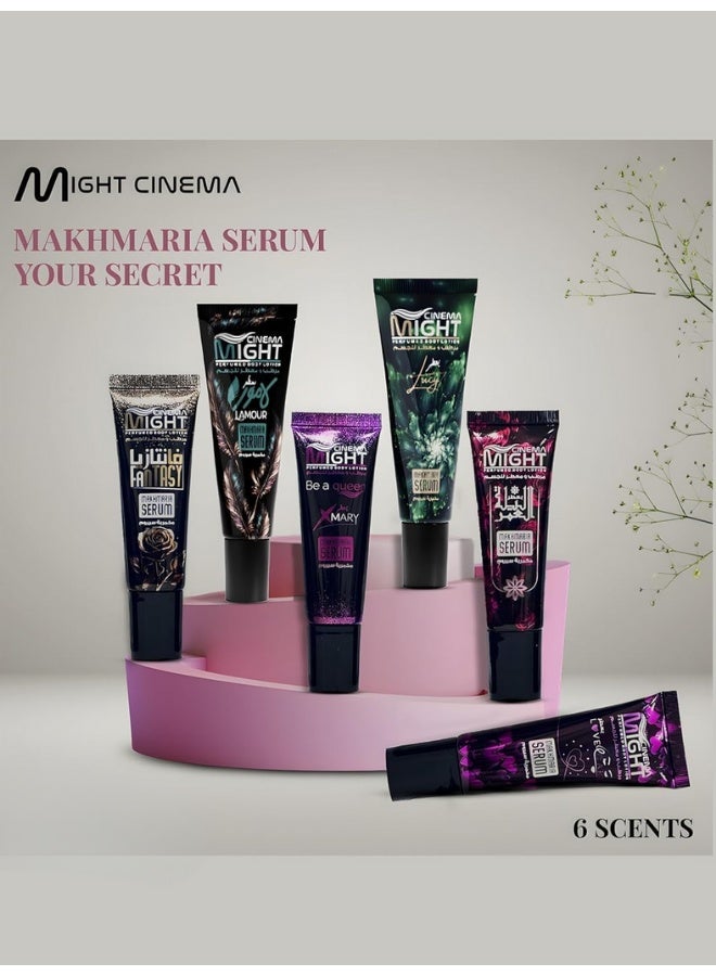 مايت سينما لوشن سيروم معطر ومرطب للجسم – مخمرية سيروم بعطر Lucy الفاخر لترطيب إضافي وبشرة ناعمة ومخملية - Image 2