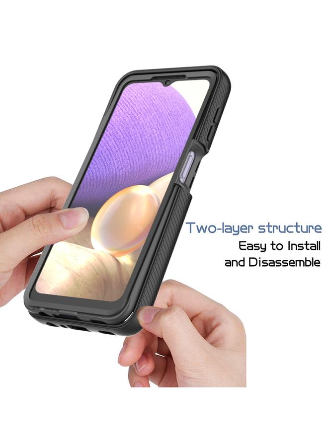 اس-توب جراب لهاتف Samsung Galaxy A32 5G Starry Sky كامل الجسم هجين مقاوم للصدمات - Image 5