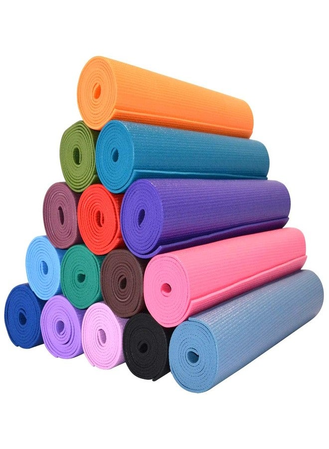 ELVORO Yoga Mat for Women and Men, Premium Material Extra Thick Exercise for Workout, Yoga, Fitness, Exercise Mat Anti Slip Mat, Yoga Mat Gym Mat (4mm,Multicolour) - Image 1