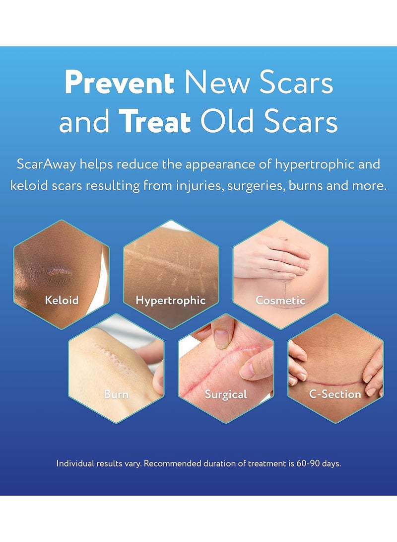 scaraway Clear Silicone Scar Sheets White 10 Count - Image 5