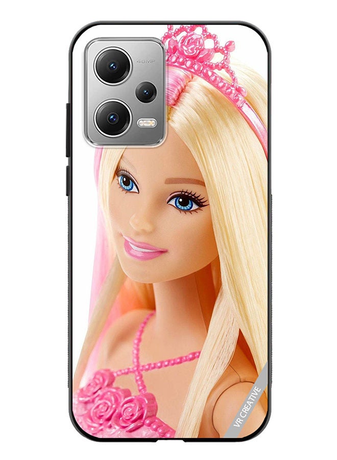 VR CREATIVE Protective Case Cover For Xiaomi Redmi Note 12 Barbie With Hair Design Multicolour - Image 1