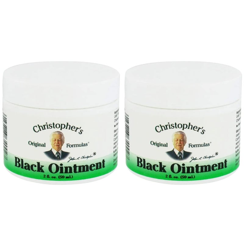 Christopher's Original Formulas Black Drawing Ointment, Natural Herbal Drawing Salve Ointment, 2 oz - Pack of 2 - Image 5