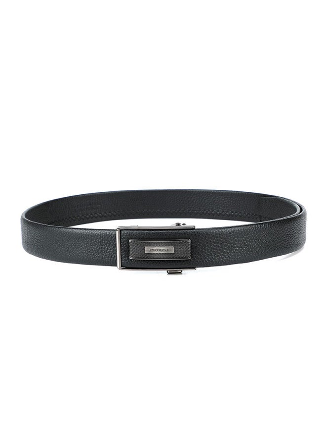 Crocodile Top-grain Leather Inner Wear Trendy Fashion Automatic Buckle Casual Men's Belt T1389 Gift For Boyfriend - Image 4