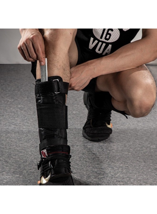 Dweck Duweike Weighted Leg Straps, Running Sandbag Leg Straps, Lead Blocks, Steel Plates, Adjustable Sports Invisible Sandbags, One Pair 4kg - Image 5