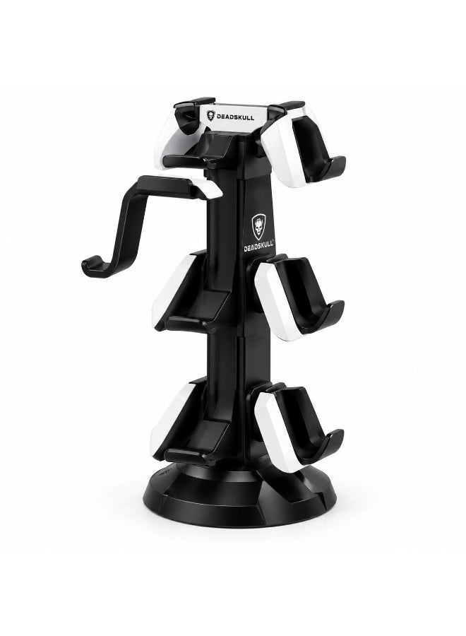 DEADSKULL PS5 DualSense Controller Charging Dock with LED Indicator - Black & White - Image 1