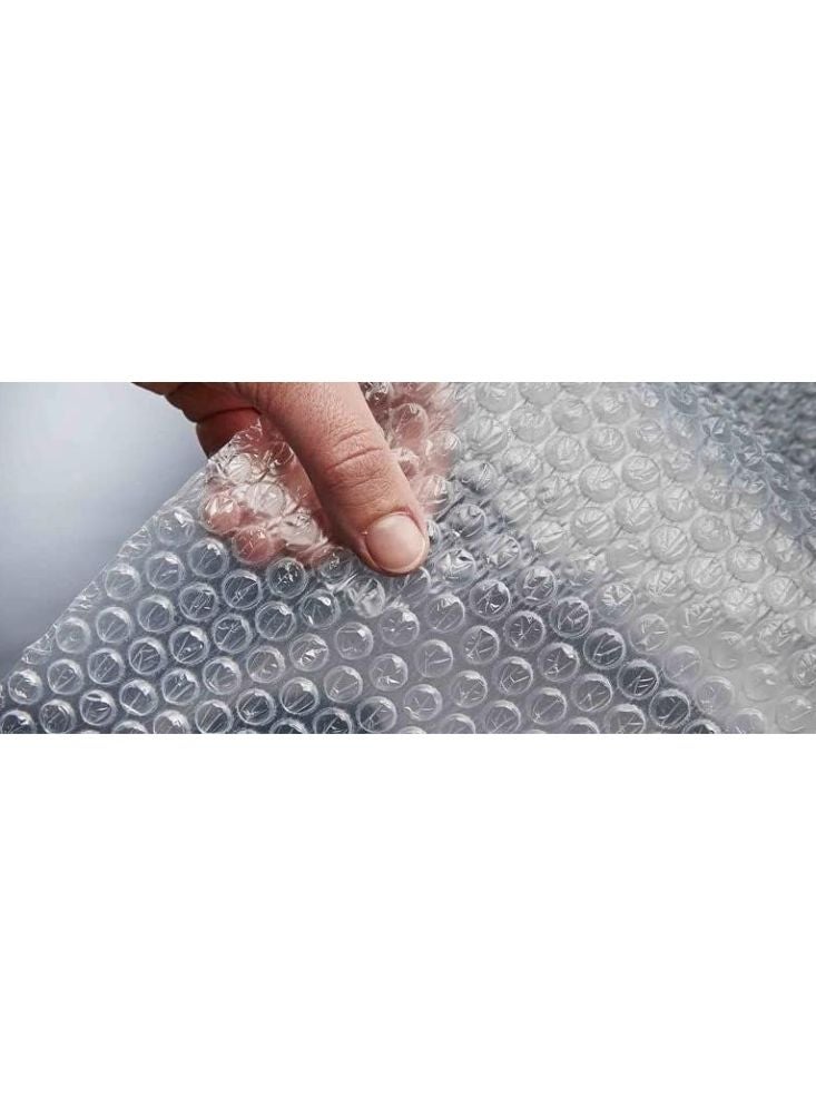 بريميم لفة غلاف الفقاعات - طول 25 مترًا × عرض 75 سم، لفة تغليف فقاعات هوائية متينة - لفة واحدة من مادة تغليف الوسادة الهوائية - Image 2