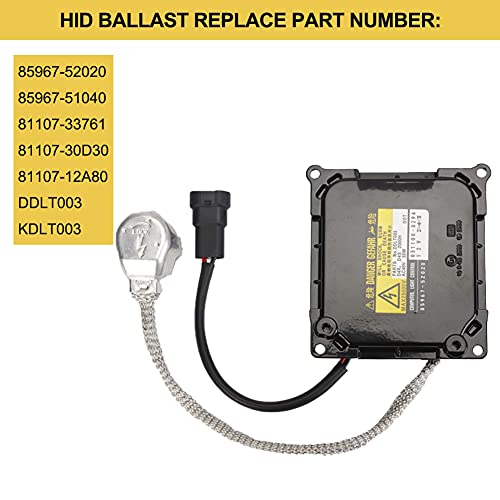 FAKAFY Hid Headlight Ballast Replacement for Lexus: IS250 ES350 GS350 LS460 - Toyota Prius Solara Venza - Xenon Headlight Ballasts Replaces KDLT003 DDLT003 85967-5202 2pcs - Image 3