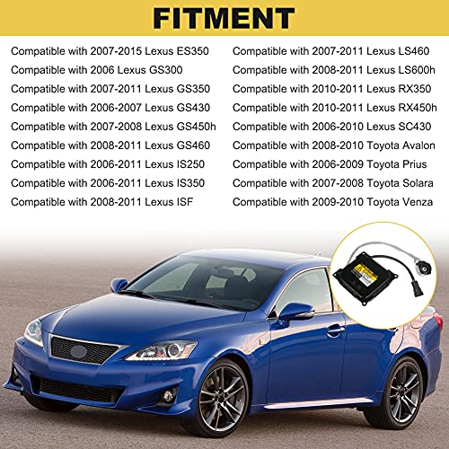 FAKAFY Hid Headlight Ballast Replacement for Lexus: IS250 ES350 GS350 LS460 - Toyota Prius Solara Venza - Xenon Headlight Ballasts Replaces KDLT003 DDLT003 85967-5202 2pcs - Image 2