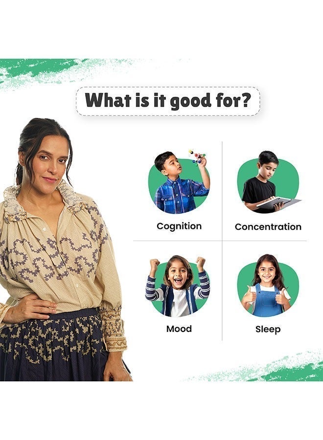 Little Joys Dha Brain Health Gummies  30 Day Pack For Improved Concentration, Mood And Sleep Packed With 7 Vitamins And Minerals 100% Vegetarian No Added Sugar - Image 3