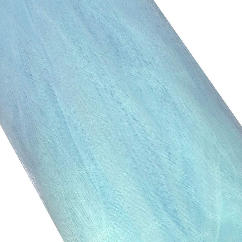 BCBYou Princess Bed Canopy Netting Mosquito Net Round Lace Dome for Twin Full and Queen Size Beds Crib with Jumbo Swag Hook (Light Blue) - Image 4