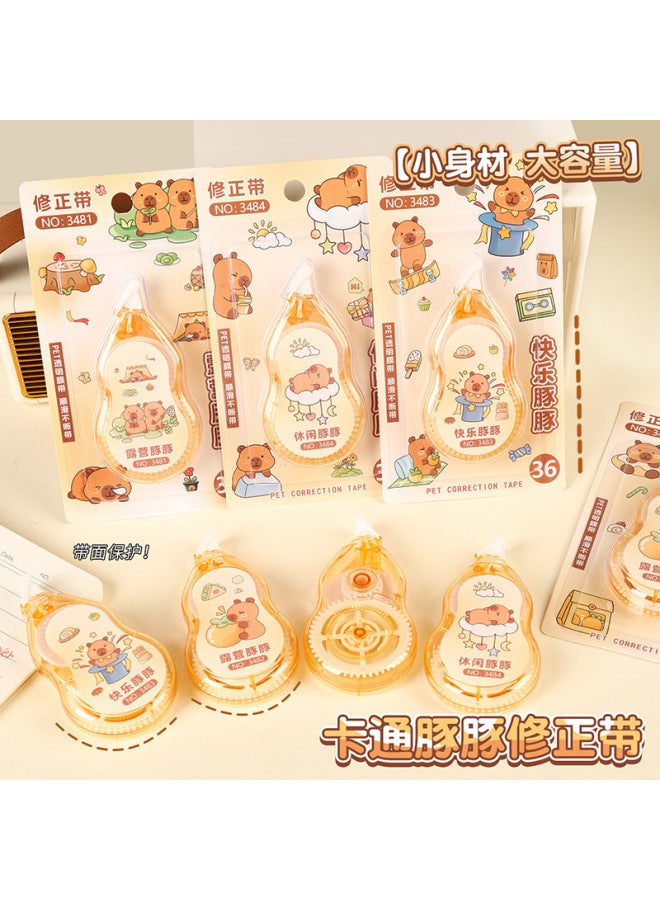 HELPS Creative Cartoon Dolphin Correction Belt For Primary School Students, Continuous Belt, Large Capacity Office Smooth Correction Belt - Image 2