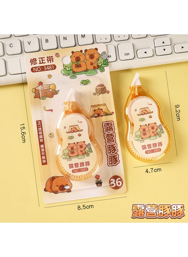 HELPS Creative Cartoon Dolphin Correction Belt For Primary School Students, Continuous Belt, Large Capacity Office Smooth Correction Belt - Image 1