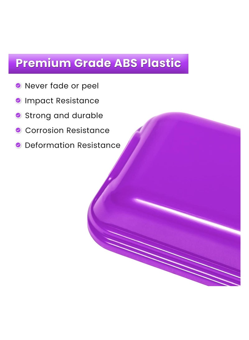 Bukela Engine Hood Hinge Cover Trim Exterior Accessories Decoration for 2018-2022 Jeep Wrangler JL JLU Sports Sahara Freedom Rubicon Unlimited Gladiator JT 2-Door & 4-Door (Purple 2PCS) - Image 3