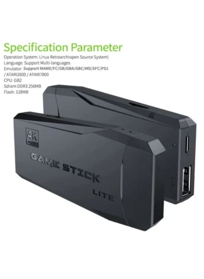 SHOPI Lite Game Stick Console with Dual Wireless Controllers Connnect  - Image 3