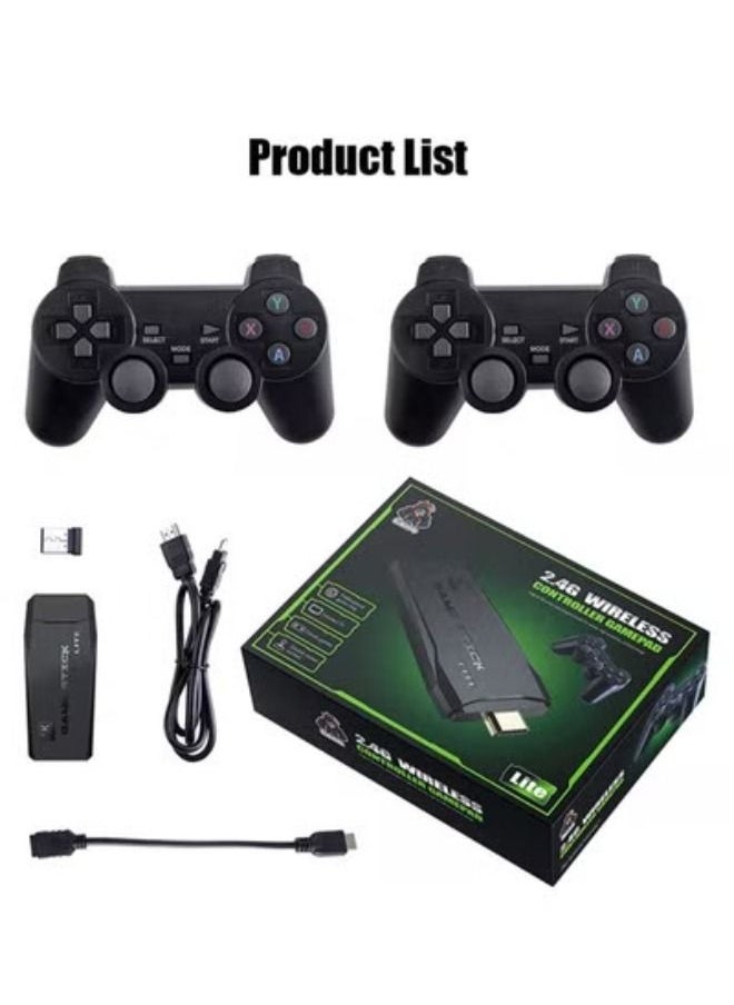 SHOPI Lite Game Stick Console with Dual Wireless Controllers Connnect  - Image 4