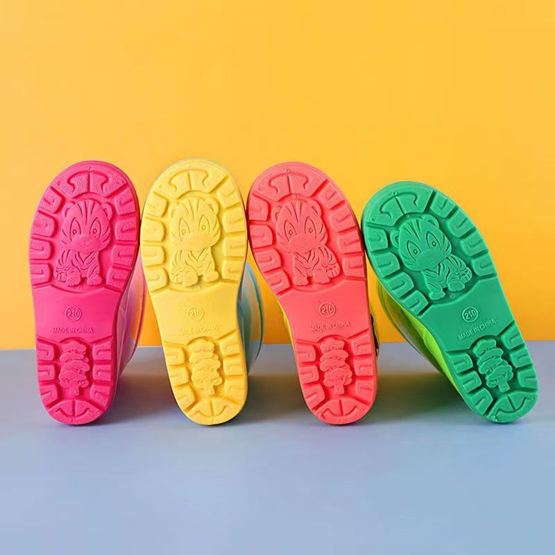 Summer Cartoon Dinosaur Children'S Rain Boots Non-Slip Waterproof Pvc Children'S Rain Boots Boys And Girls Baby Water Shoes - Image 5