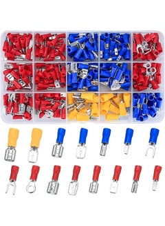 The Bros 1200 PCS T-Tap Wire Connectors Self-Stripping Quick Splice Electrical Terminals and Nylon Insulated Male Quick Disconnect Spade Terminals Kit with Storage Case  - Image 1