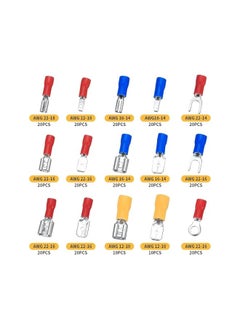 The Bros 1200 PCS T-Tap Wire Connectors Self-Stripping Quick Splice Electrical Terminals and Nylon Insulated Male Quick Disconnect Spade Terminals Kit with Storage Case  - Image 2