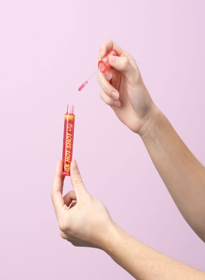 W7 Hot Shot Plumping Oil - Enhancing & Repairing Plump Effect For Fuller Lips - Clear & Soft, Natural, Everyday Lip Care - Image 5