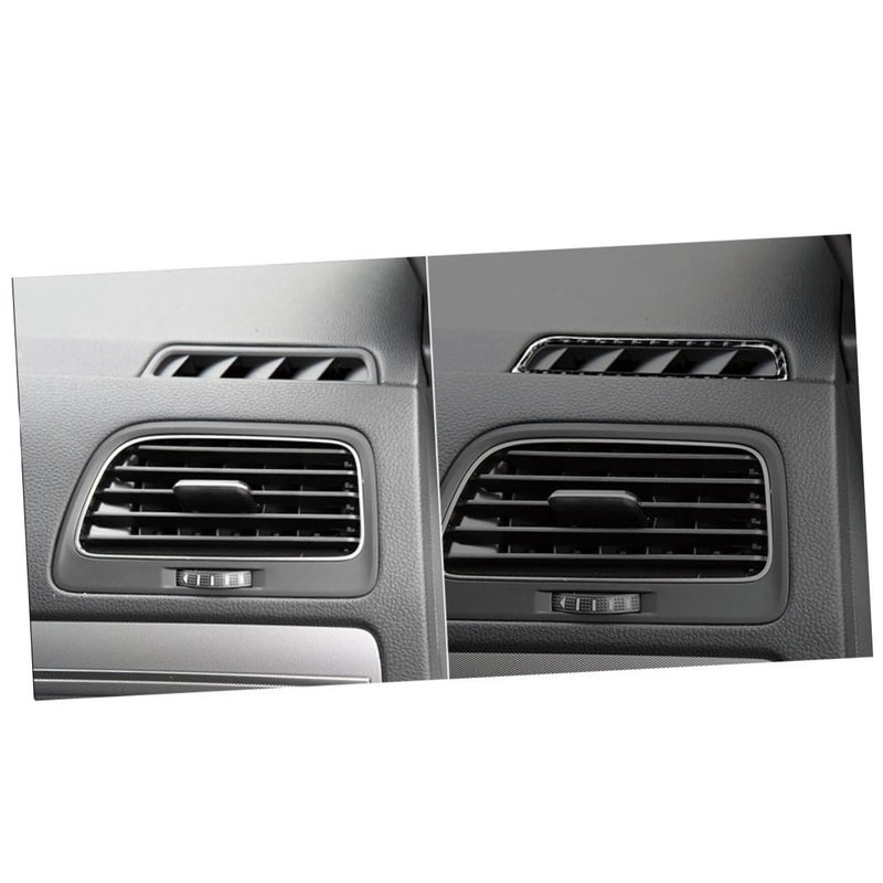Carbon Fiber Car AC Vent Stickers Easy Peel and Stick Installation Durable Lightweight Custom Look - Image 4
