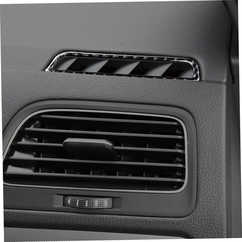 Carbon Fiber Car AC Vent Stickers Easy Peel and Stick Installation Durable Lightweight Custom Look - Image 5