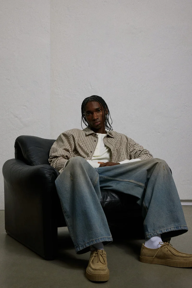 H&M Loose Fit Flannel shirt