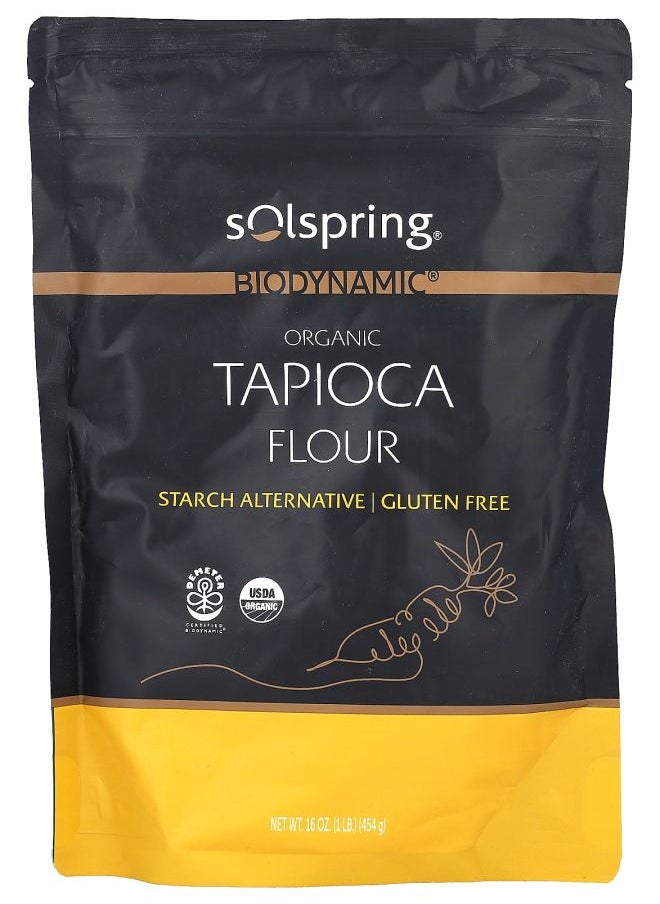 Dr. Mercola Solspring Biodynamic Organic Tapioca Flour 16 oz (454 g) 