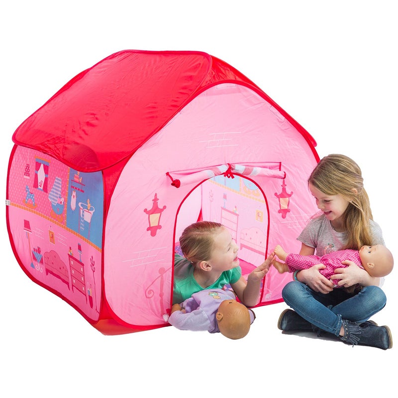 Pop It Up | Dollhouse Tent with House Playmat Playhouse Pretend Play, Toddlers & Kids Ages 3+ Fun2Give - Image 3