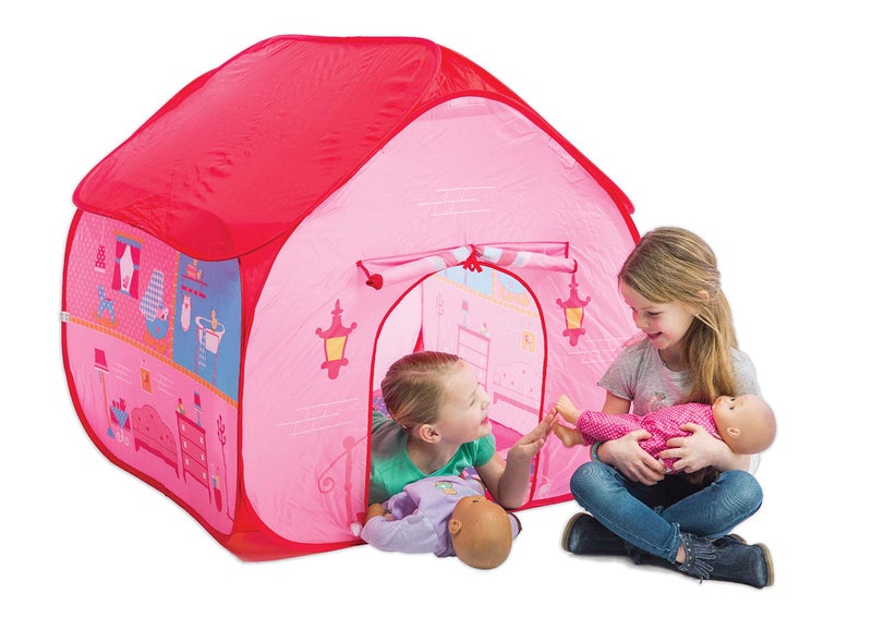 Pop It Up | Dollhouse Tent with House Playmat Playhouse Pretend Play, Toddlers & Kids Ages 3+ Fun2Give - Image 2