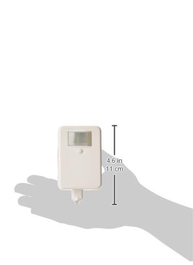Motion Detection - Advanced 16-Color LED Toilet Bowl Light Internal Memory Light Detection White