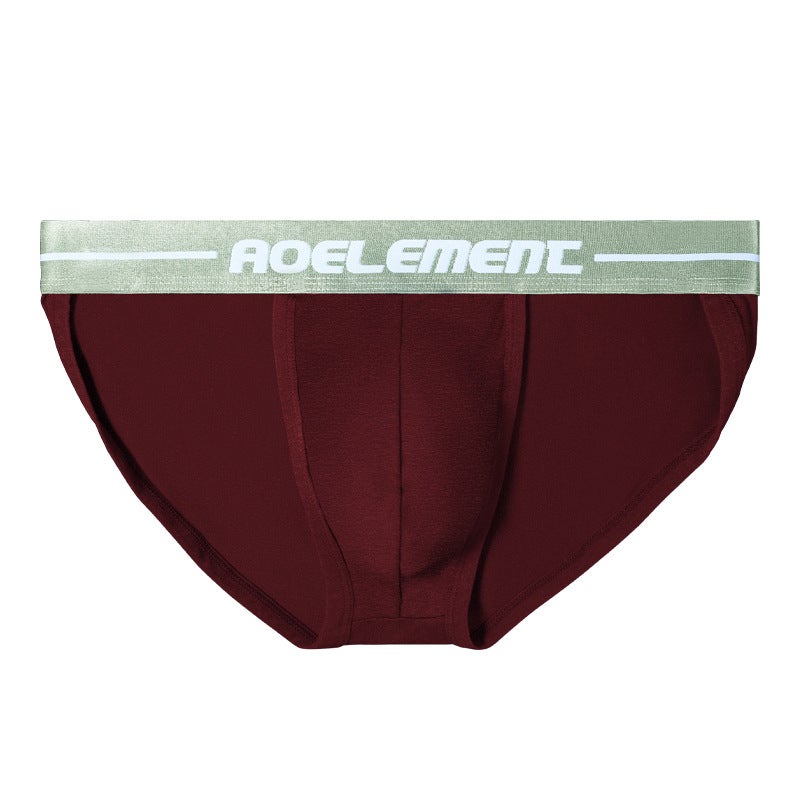 Low Waist Sexy Underwear Men's U-convex Tight Men's High Fork T-pants Sports Briefs Thong Summer Thin Short Pants - Image 1