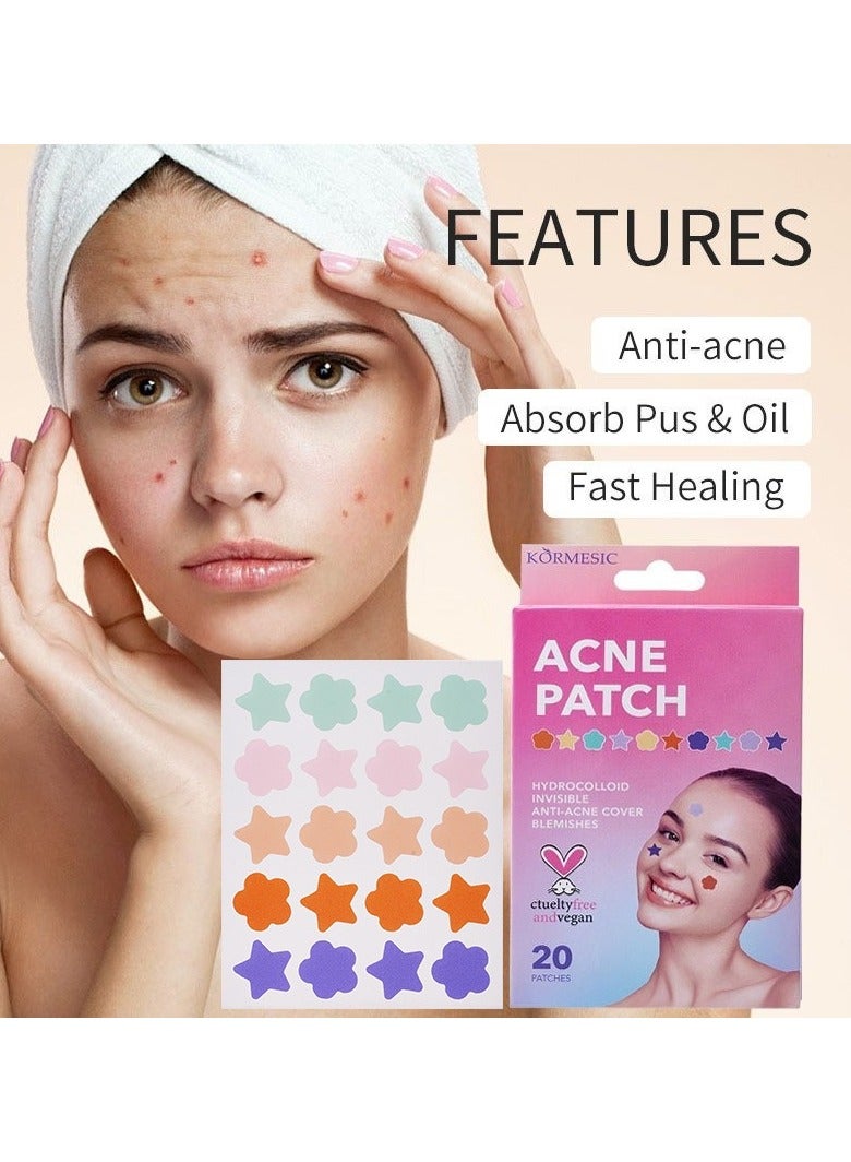 Kormesic حب الشباب رقعة hydrocolloid 20pcs - Image 3